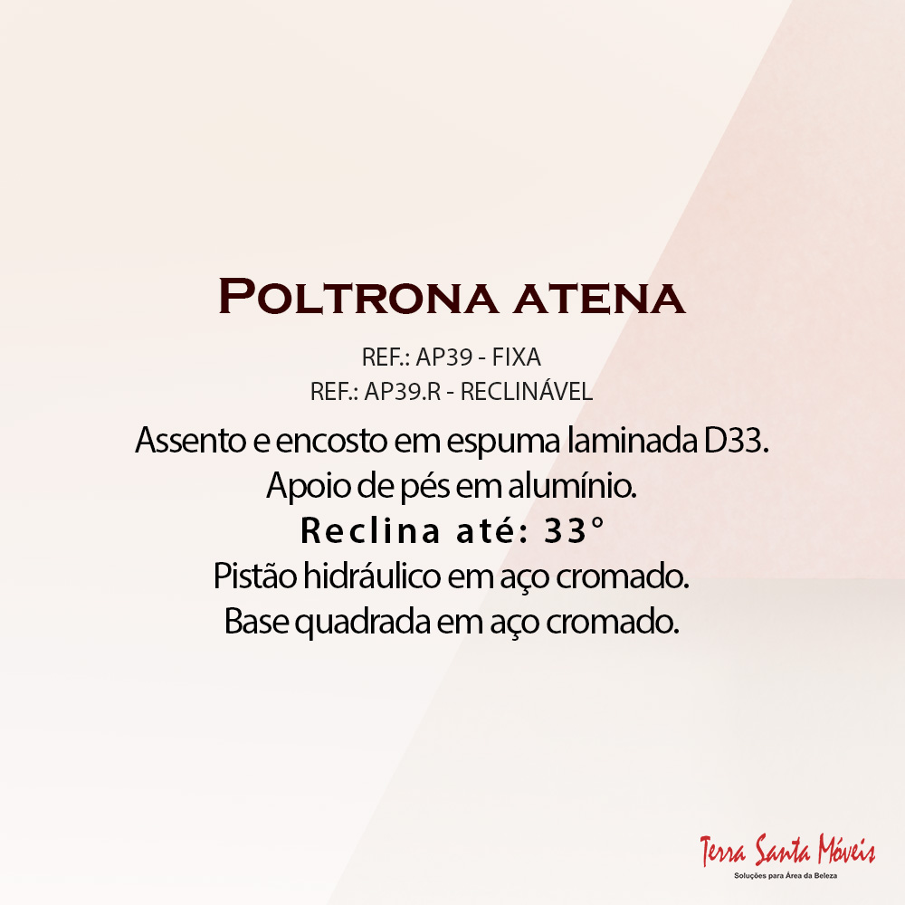 Poltrona Atena Reclinavel Preto Acetinado Base Quadrada