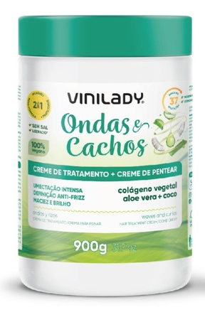 CREME TR+PENTEAR 2EM1 900G VINILADY ONDAS E CACHOS
