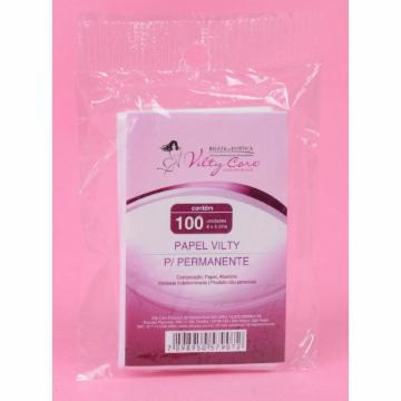 Papel Vilty p/ Permanente 5cm X 8cm - Pct c/ 100 unid.