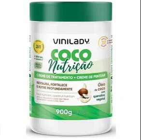 CREME TR+PENTEAR 2EM1 900G VINILADY COCO NUTRICAO