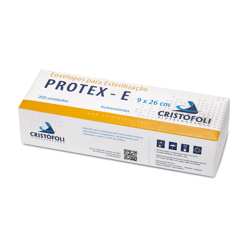Envelope para Ester. Autosselante Protex-E ( 9x26cm ) com 200 Envelopes