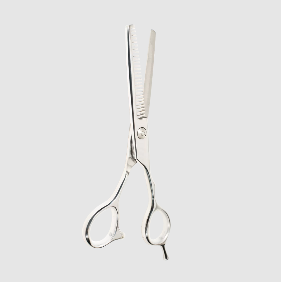 TESOURA DESBASTADORA NAVALHA PRATA 5 5