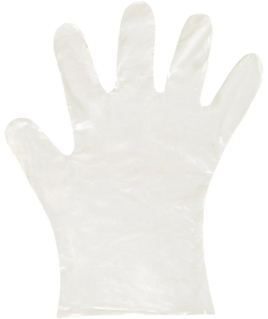 LUVAS PLASTICA LEITOSA VILTY - PCT C/ 100 UNID .