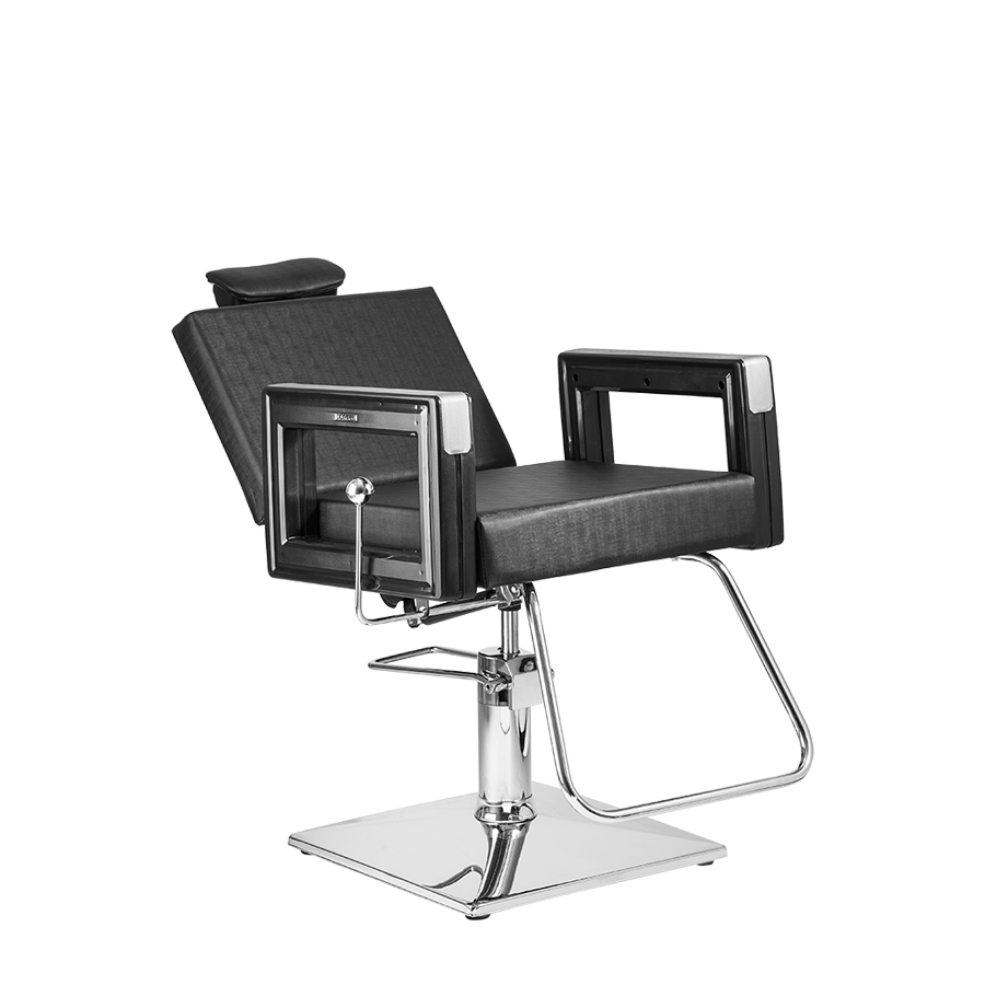 Cadeira Square Recl 3770 RPQ Preta Plus