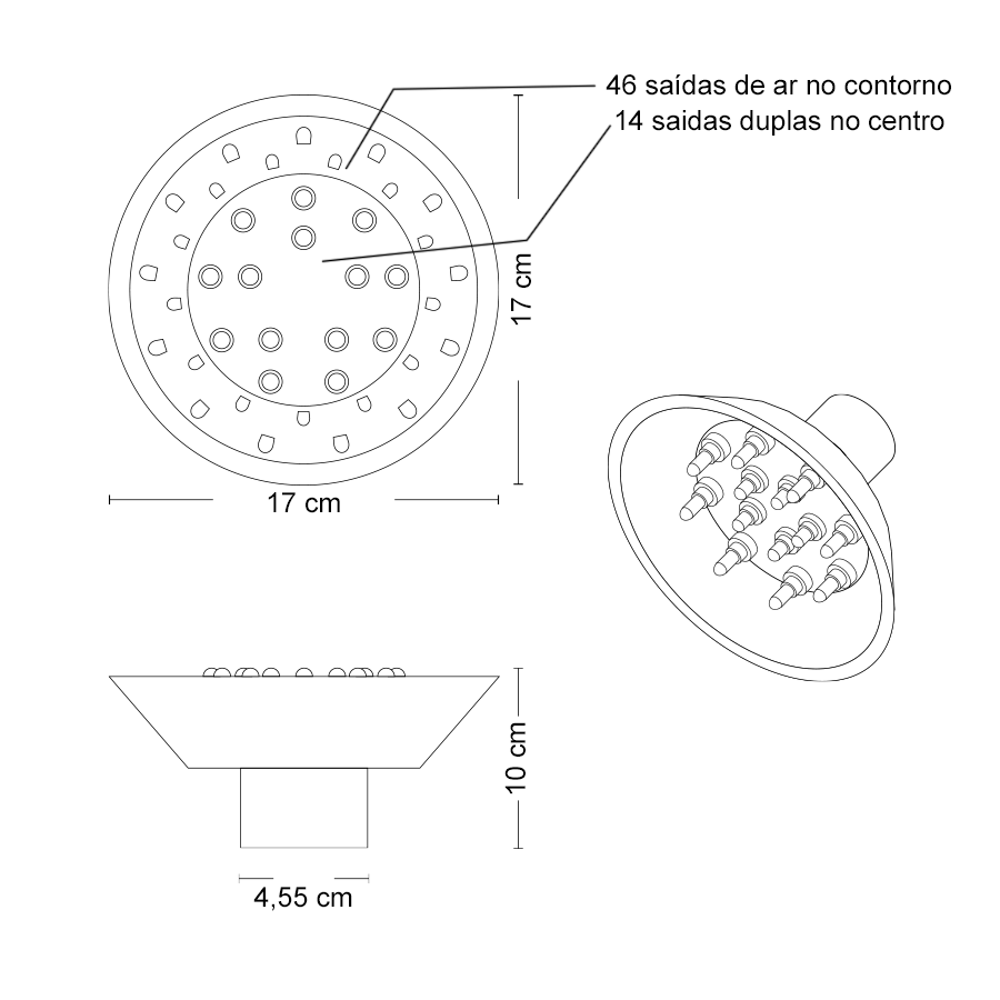 Difusor de Ar 4555