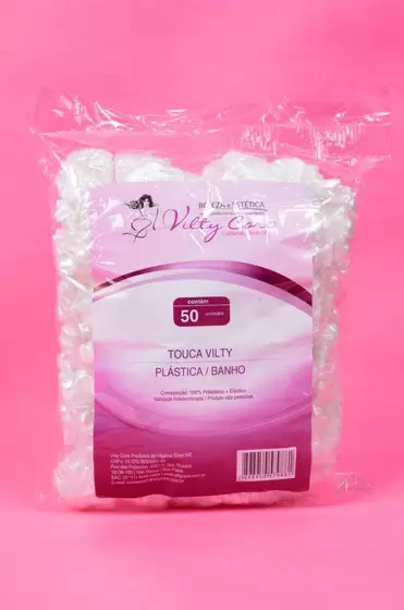 TOUCA VILTY PLASTICA - PCT C/ 50 UNID .