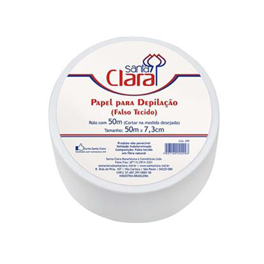 PAPEL P/DEPILACAO ROLO C/50mts