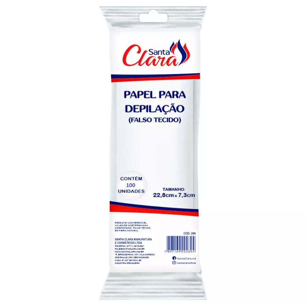 Papel para DepIlação BCO c/100 unid. ref.250