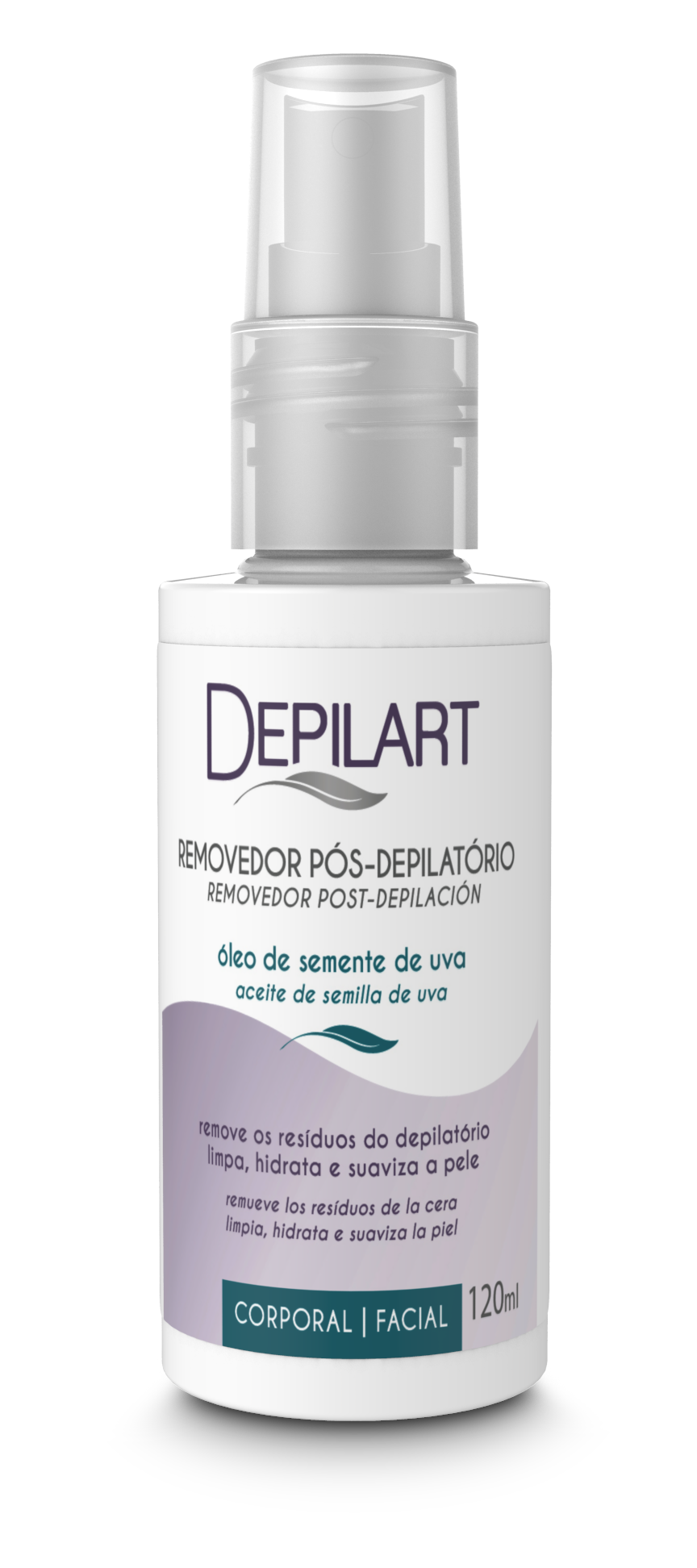 Removedor Depilart 120 ml - Oleo Semente de uva