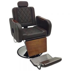 Poltrona Caravagio Prime Reclinavel Preto Acetinado