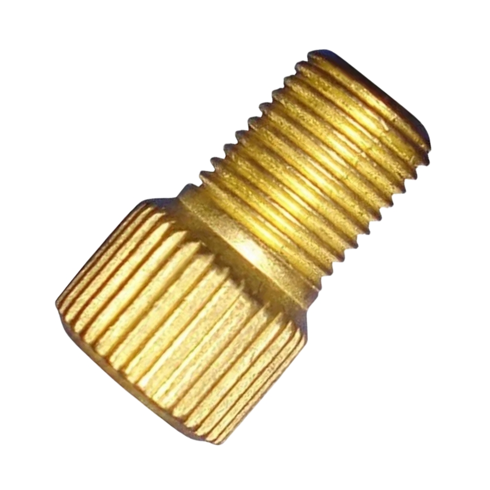 Bico Adaptador Válvula Câmara Bike Ar Presta/schrader Fa53 Dourado-escuro