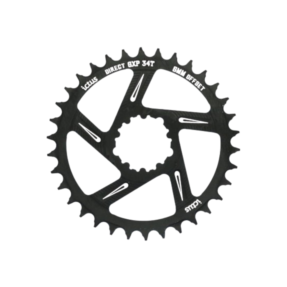 Coroa Ictus Direct Offset 6mm 34T Preta (Sram)