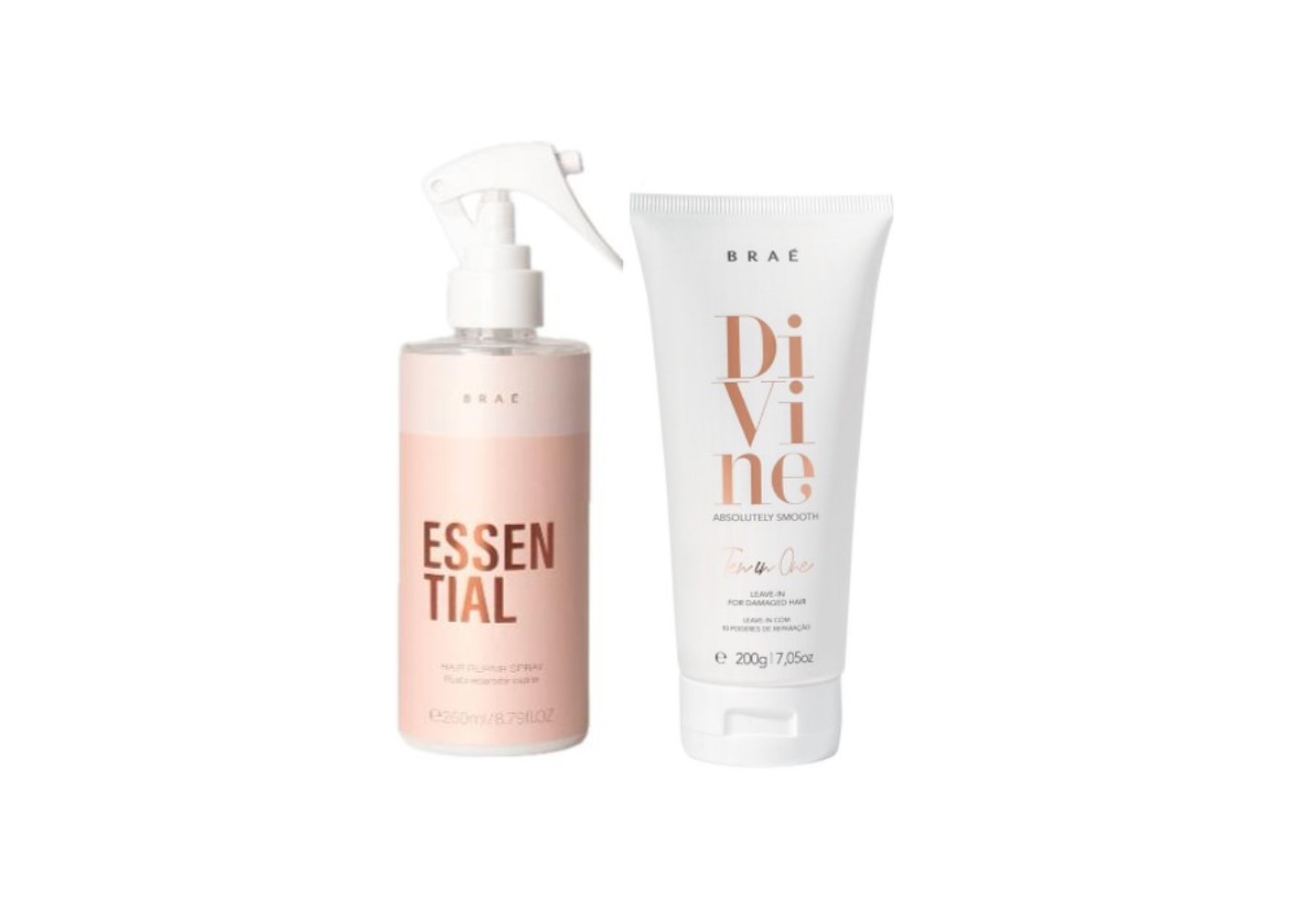 KIT BRAE ESSENTIAL FINALIZADOR 260ML + DIVINE LEAVE IN 10 IN 1 200G