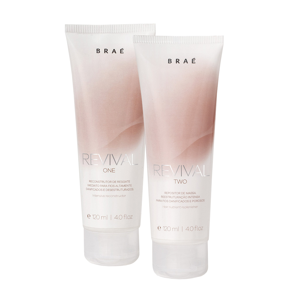 BRAÉ REVIVAL RESGATE DE IMPACTO - KIT 2 PASSOS - PROFISSIONAL 120ml