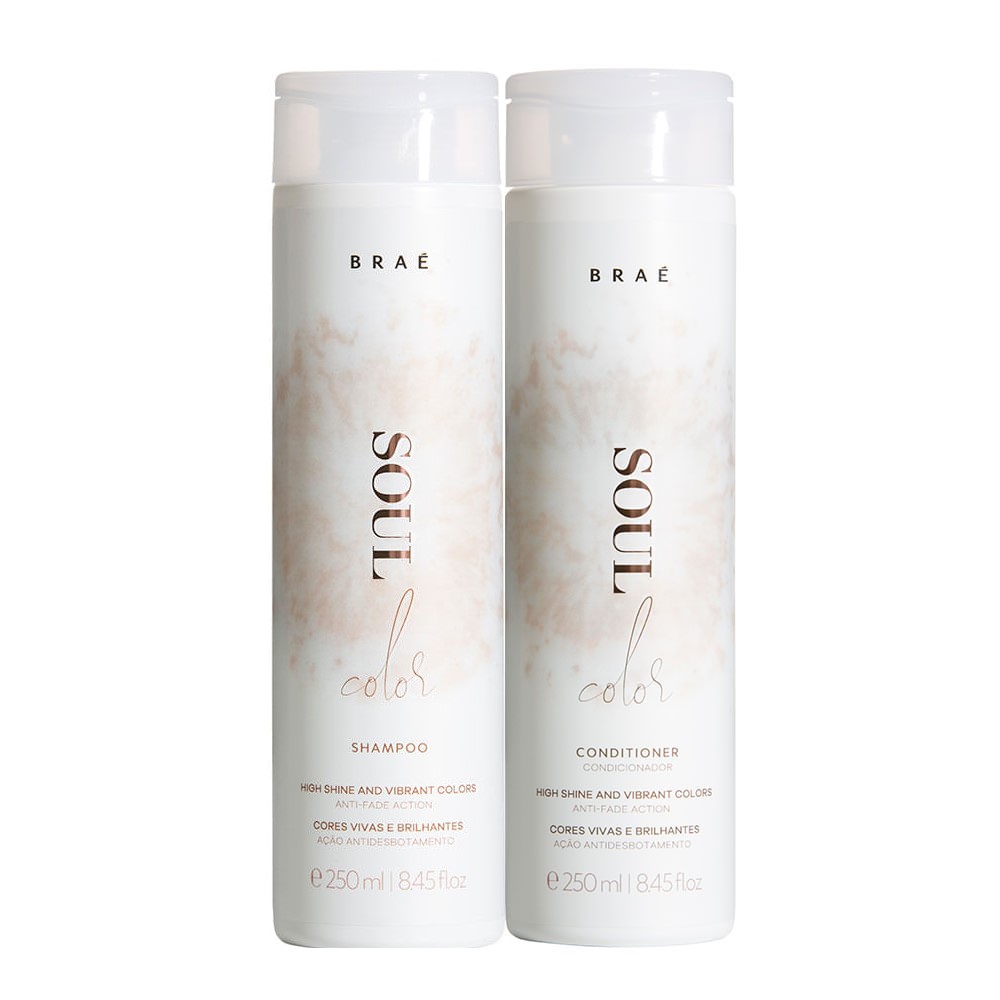 BRAÉ KIT SOUL COLOR SHAMPOO 250ml + CONDICIONADOR 250ml