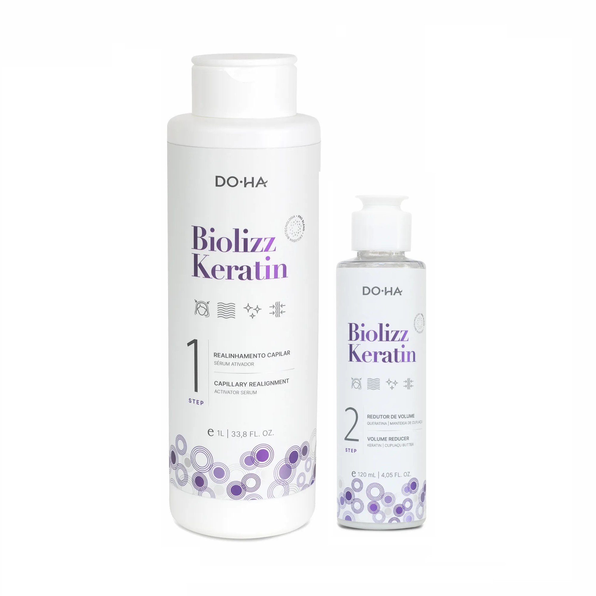 DOHA KIT BIOLIZZ KERATIN STEP 1 1.000ml + STEP 2 120ml