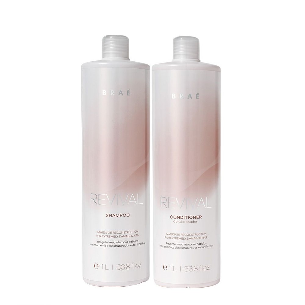 BRAÉ KIT REVIVAL SHAMPOO 1.000ml + CONDICIONADOR 1.000ml