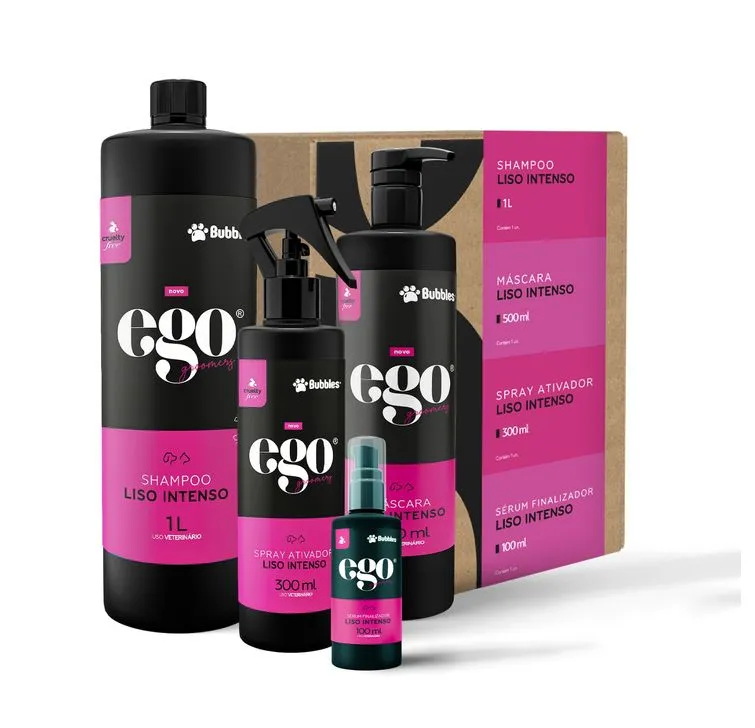 KIT PET LISO INTENSO PRO (EGO) (4 ITENS)